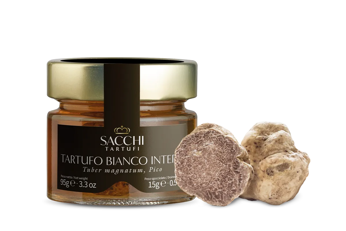 Vasetto di Tartufo Bianco Intero 15 g Sacchi Tartufi