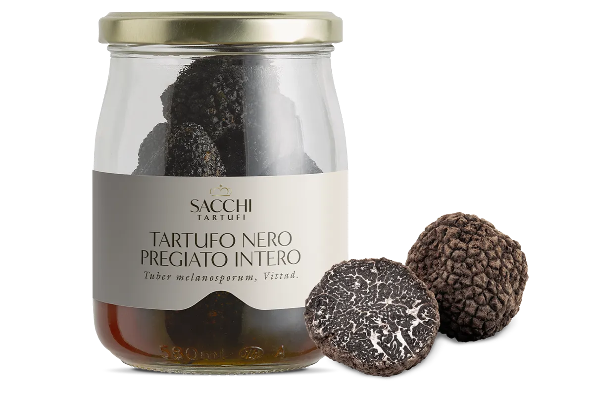 Vasetto di Tartufo Nero Pregiato Intero Sacchi Tartufi 