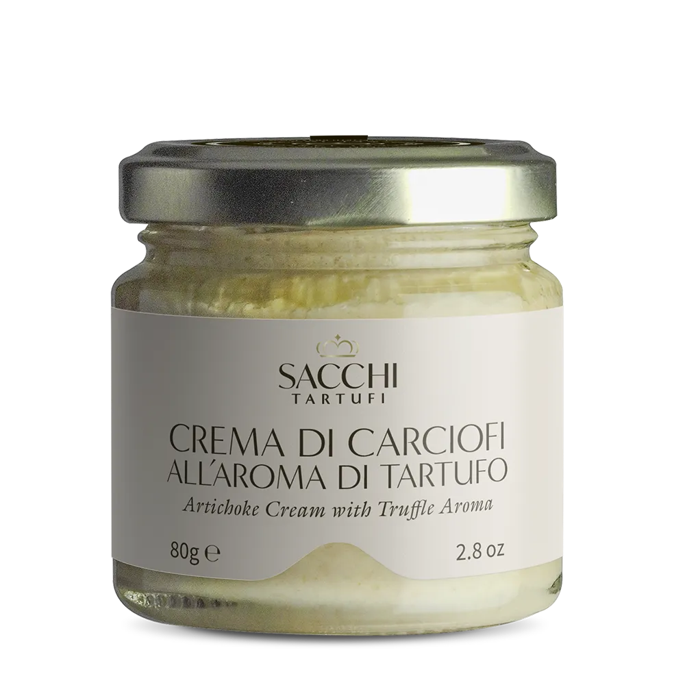 crema di carciofi al tartufo di Sacchi Tartufi