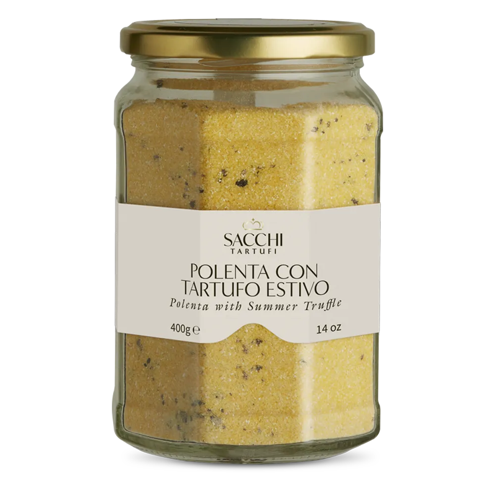 Confezione di Polenta con Tartufo Estivo da 400 g Sacchi Tartufi