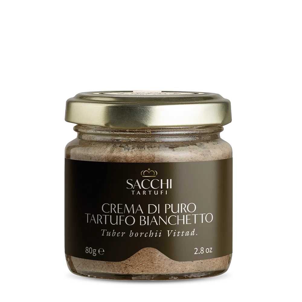 Confezione di Crema di Puro Tartufo Bianchetto 80 g Sacchi Tartufi